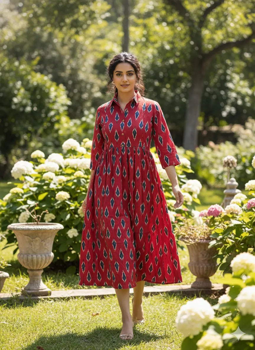 MomCare Morpankh Nursing Maternity Gown The Baisa