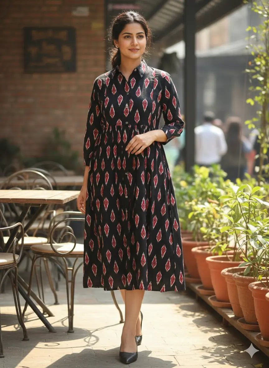 MomCare Morpankh Nursing Maternity Gown The Baisa