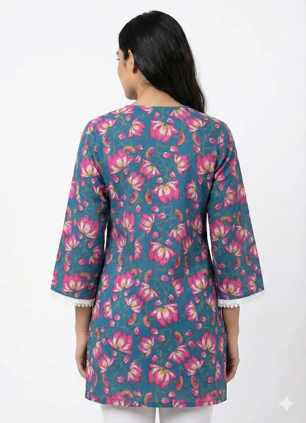 Pretty Woman Kantha-Style Short Kurti The Baisa