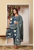 Pom-Pom Trim Cotton Straight Kurti — The Baisa