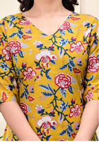 Kamdhenu Print Short Cotton Kurti — The Baisa