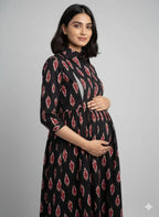 MomCare Morpankh Nursing Maternity Gown The Baisa